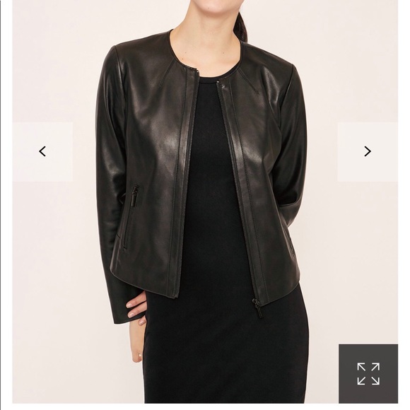 authentic ARMANI EXCHANGE leather jacket - Picture 5 of 5